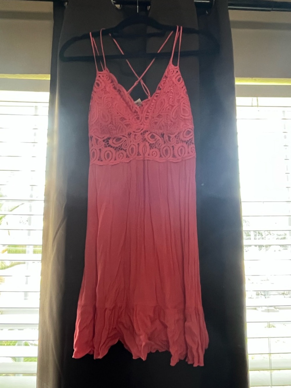 PINK Victoria's Secret Bright Pink Lace Bralette